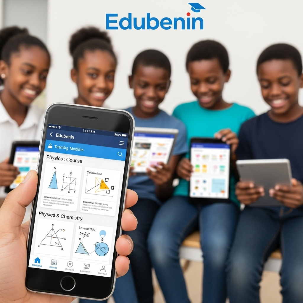 Application EduBenin sur mobile et ordinateur